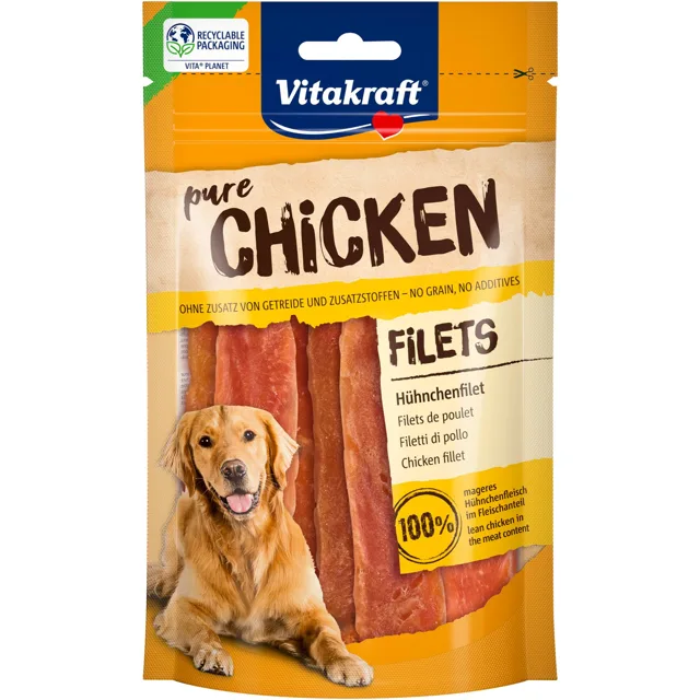 Vitakraft Filets kuřecí - výhodné balení: 10 x 80 g