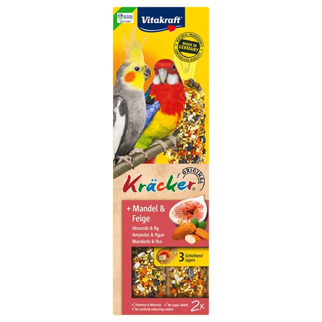 Vitakraft krekry pro papoušky - 2 ks ovoce