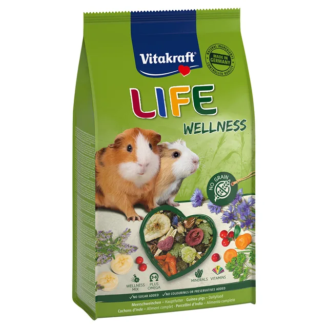 Vitakraft Life Wellness morčata - 600 g