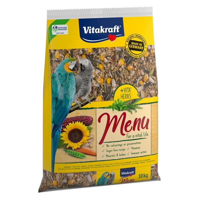 Vitakraft Menu papoušci - 10 kg