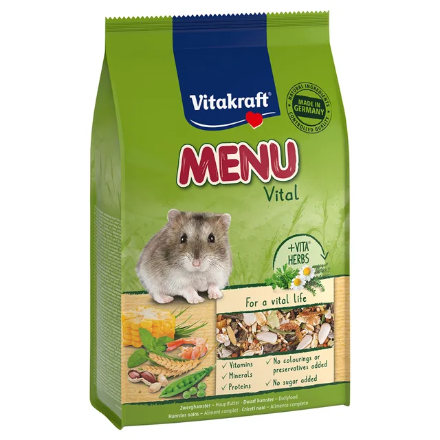 Vitakraft Menu Vital křečík džungarský - výhodné balení: 6 x 400 g