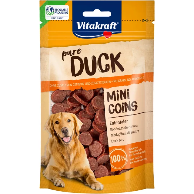 Vitakraft Mini Coins kachní - 80 g