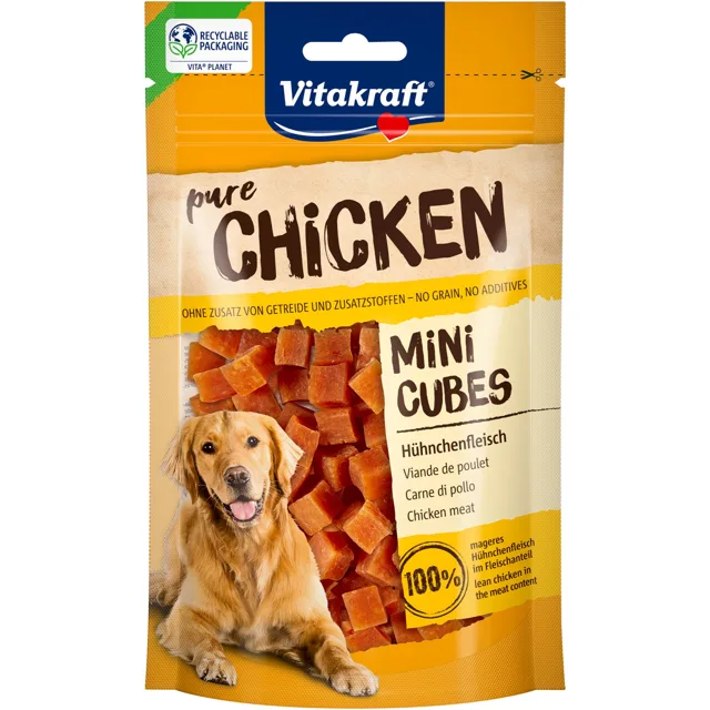 Vitakraft Mini Cubes kuřecí - 80 g