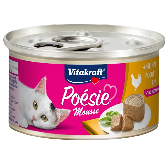 Vitakraft Poésie Mousse 12 x 85 g - kuřecí