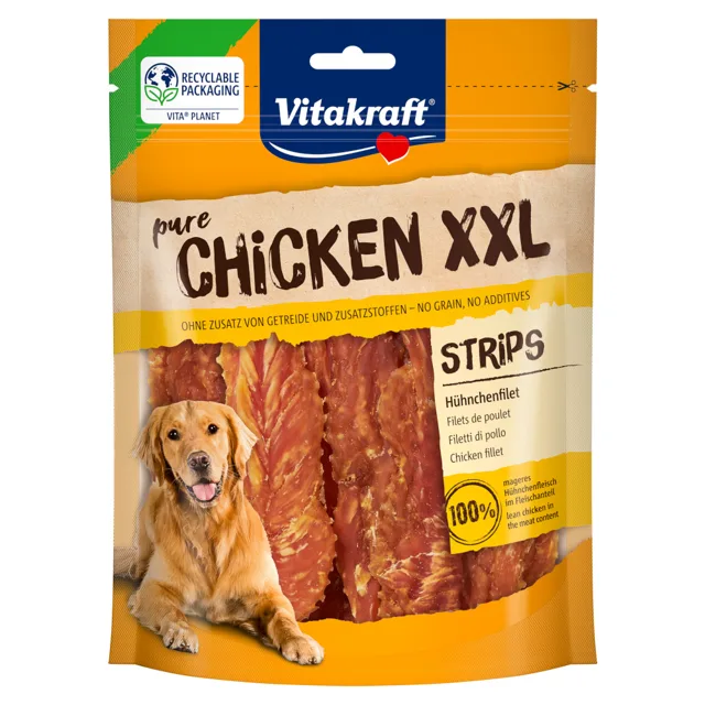 Vitakraft Pure Chicken XXL Strips - 250 g