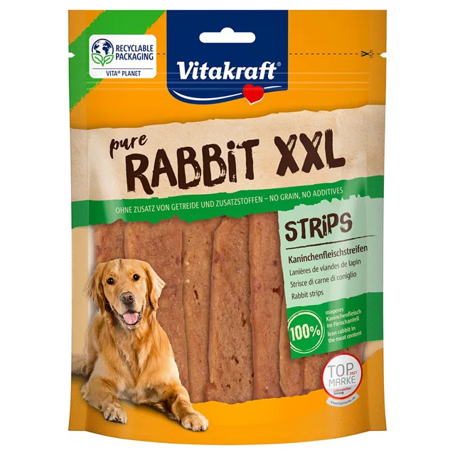 Vitakraft XXL králičí proužky - 2 x 250 g