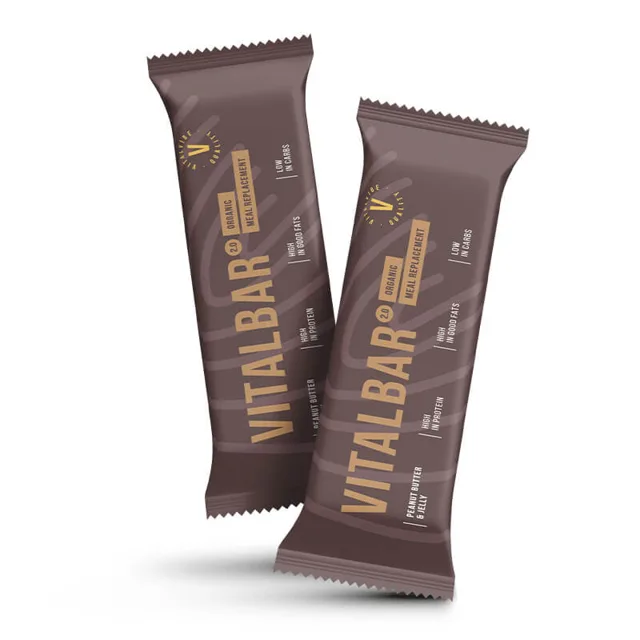 Vitalvibe Vegan PROTEINOVÁ tyčinka VITALBAR (BIO Peanut butter)