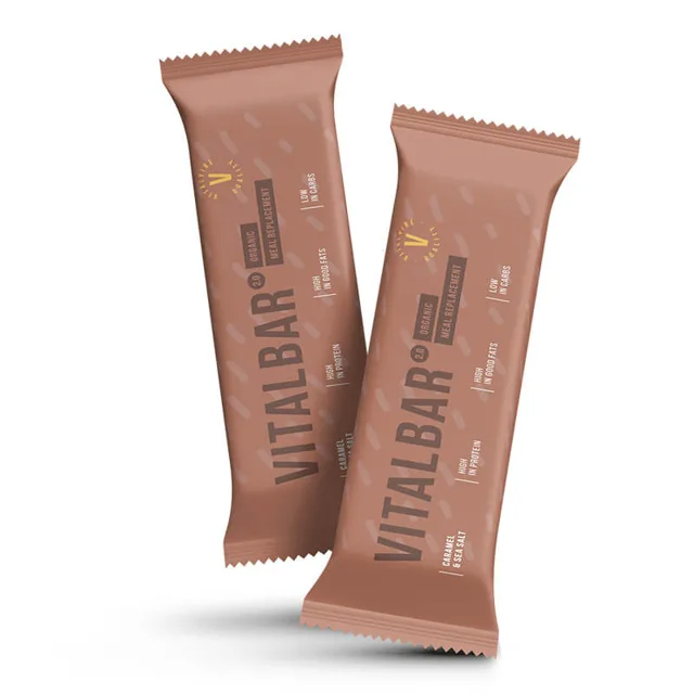 Vitalvibe Vegan PROTEINOVÁ tyčinka VITALBAR (BIO Slaný Karamel)
