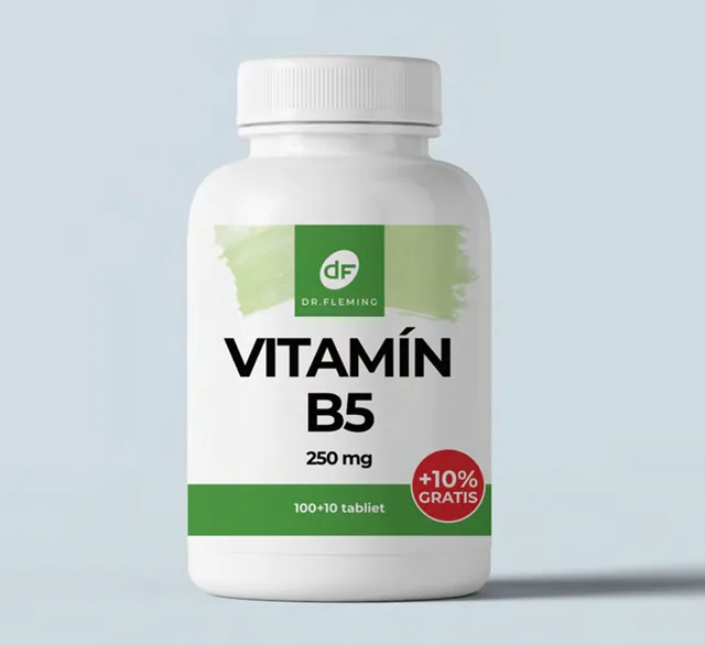 Vitamín B5 250 mg - 110 tablet - Dr. Fleming