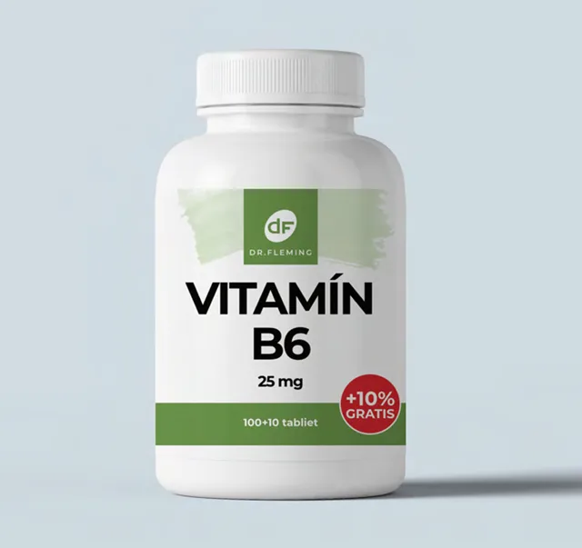 Vitamín B6 25 mg - 110 tablet - Dr. Fleming