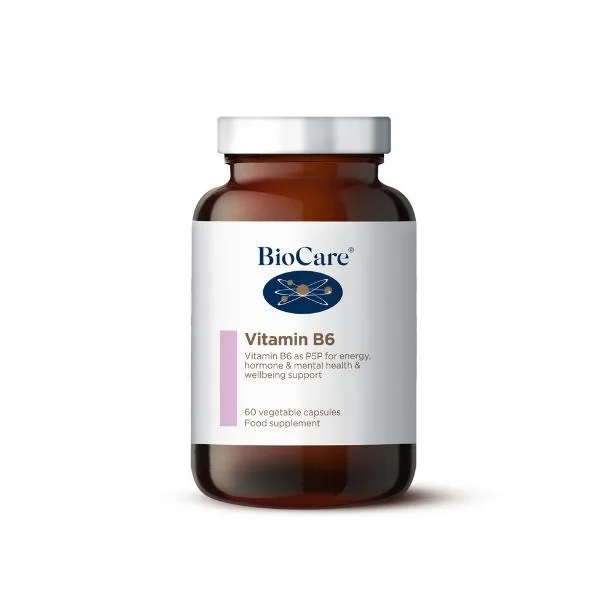 Vitamín B6 (pyridoxin), 50 mg, 60 kapslí
