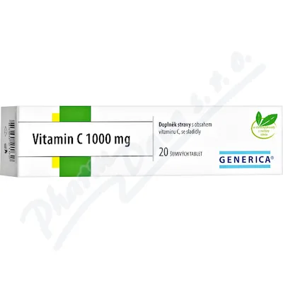 Vitamin C 1000 mg Generica tbl. eff. 20