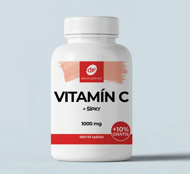 Vitamín C 1000 + šípky - 110 tablet - Dr. Fleming
