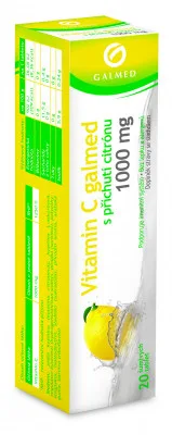 Vitamin C 1000mg Citron Eff.tbl.20 Galmed