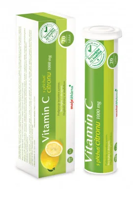 Vitamin C 1000mg citron eff.tbl.20 Moje lékárna