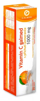 Vitamin C 1000mg pomeranč eff.tbl.20 Galmed