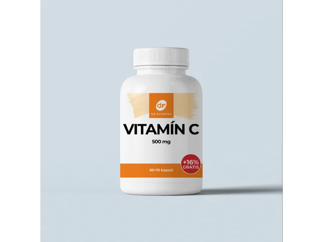 Vitamín C 500 mg - 70 kapslí - Dr. Fleming