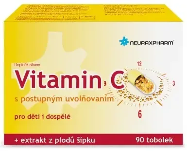 Vitamin C s postupným uvolňováním 90 tablet