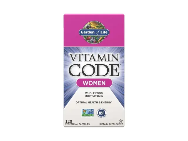 Vitamin Code Women (multivitamin pro ženy), 120 rostlinných kapslí