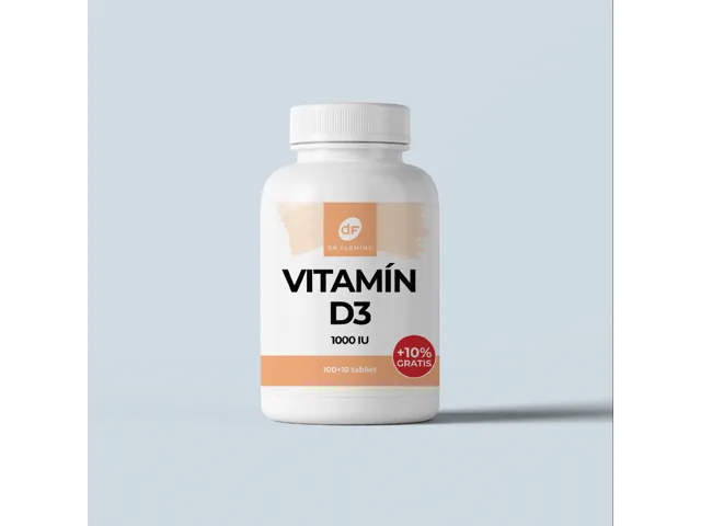 Vitamín D3 1000 IU - 110 tablet - Dr. Fleming