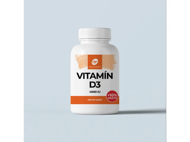 Vitamín D3 4000 IU - 110 tablet - Dr. Fleming