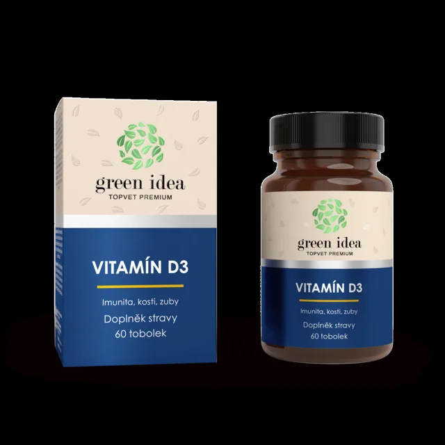 Vitamín D3 – kapsle 60 ks – Green idea