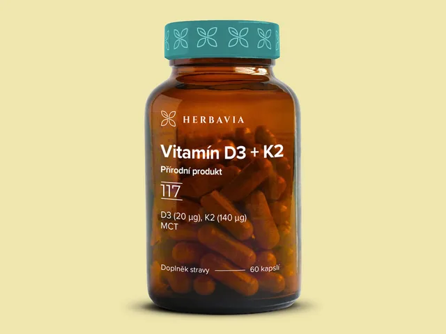 Vitamín D3  přírodní produkt - 60 kapslí