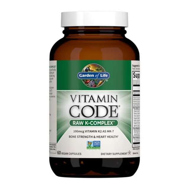 Vitamín K - komplex, Raw, 60 kapslí