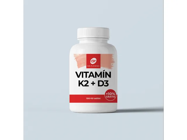 Vitamín K2 100 µg + D3 3000 IU - 110 tablet - Dr. Fleming