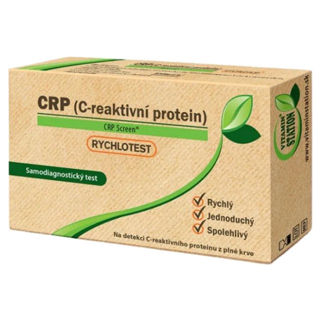 VITAMIN STATION Rychlotest crp c-reaktivní protein samodiagnostický test 1 kus