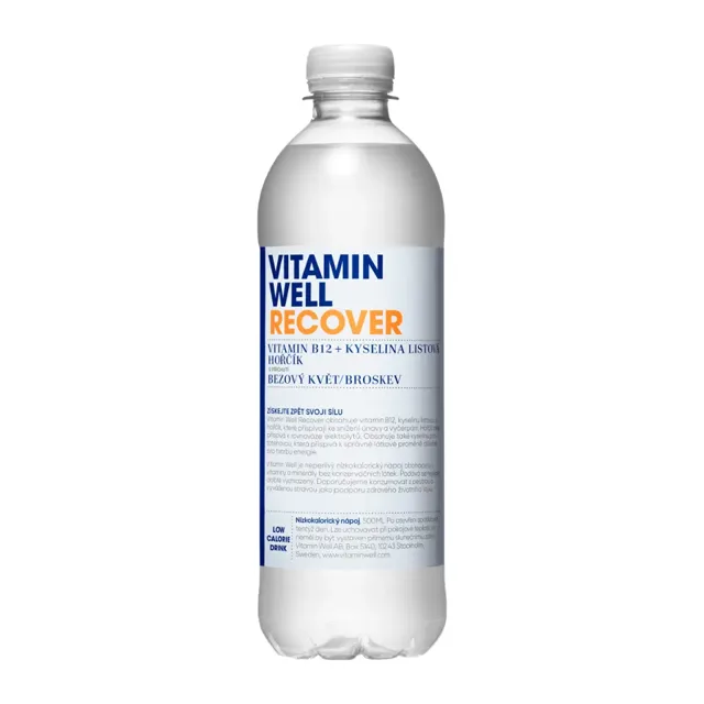 Vitamin Well Neperlivý vitamínový nápoj Recover 500 ml