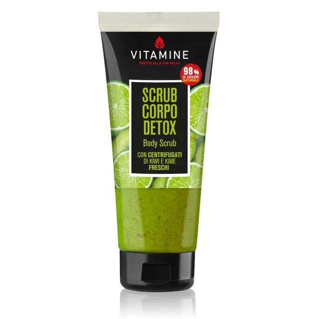 Vitamine Detox Kiwi a limetka tělový peeling 200 ml