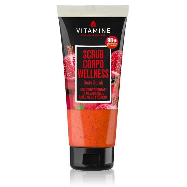 Vitamine Wellness Granátové jablko a rybíz tělový peeling 200 ml