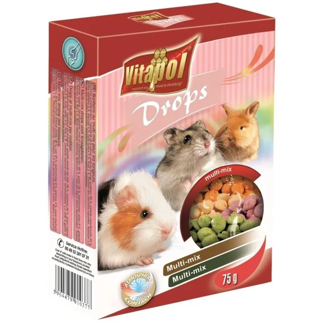 VITAPOL Kapky pro hlodavce mix 75 g