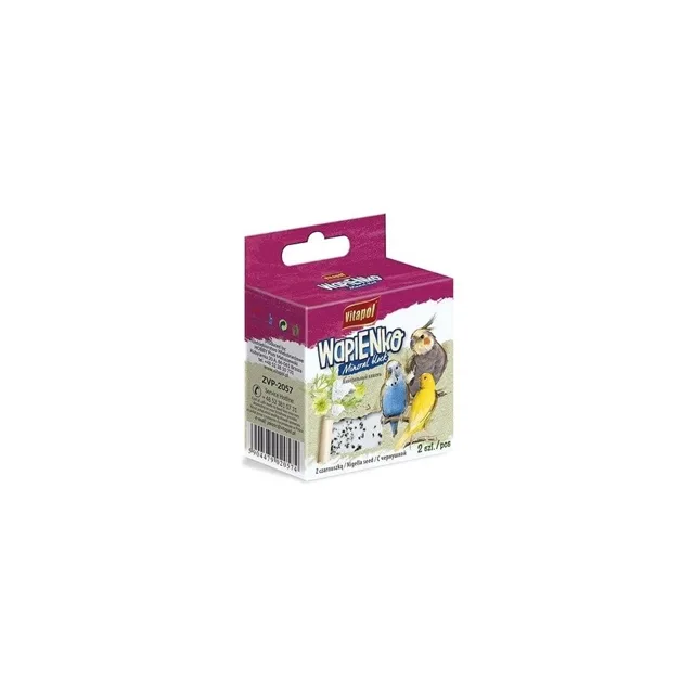 VITAPOL Minerální kámen pro ptáky - černucha 35 g