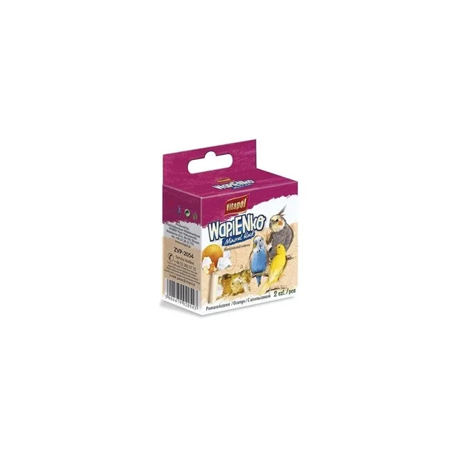VITAPOL Minerální kámen pro ptáky - pomeranč 35 g