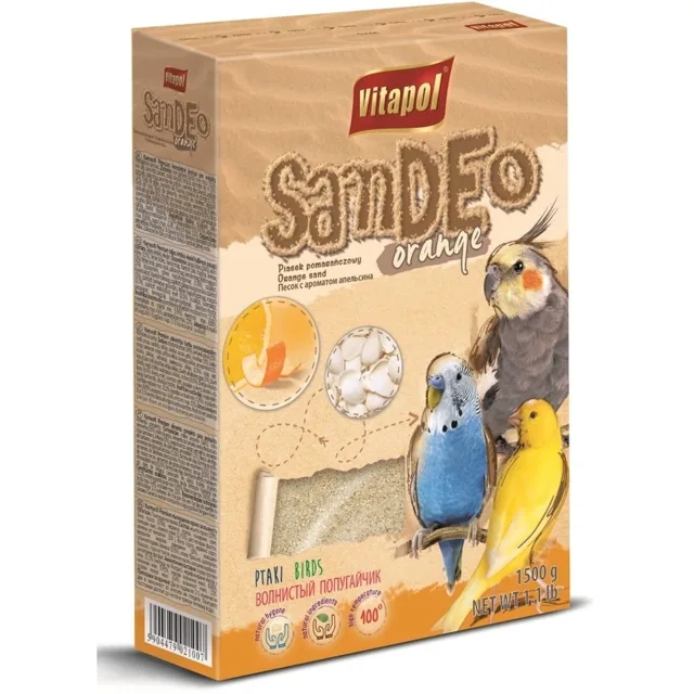 VITAPOL Písek pro ptáky pomerančový 1500g
