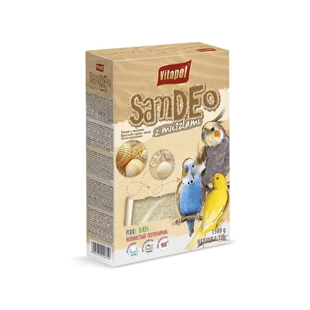 VITAPOL Písek pro ptáky s mušlemi 1.5kg