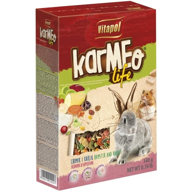 VITAPOL pokrm ovocno-zeleninové pro křečka a králíka 340g