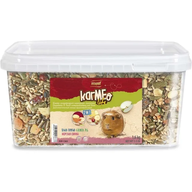 VITAPOL pokrm pro morče 2v1 vědro 1.6 kg