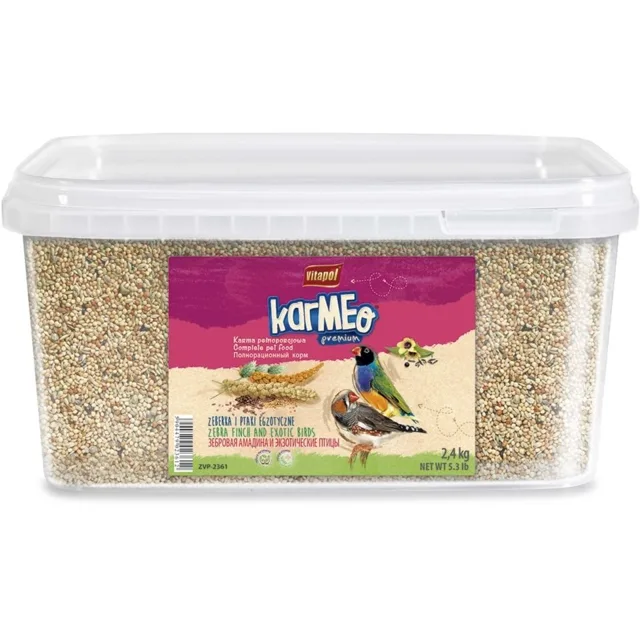 VITAPOL pokrm pro zebřičky 3 l - 2.4 kg