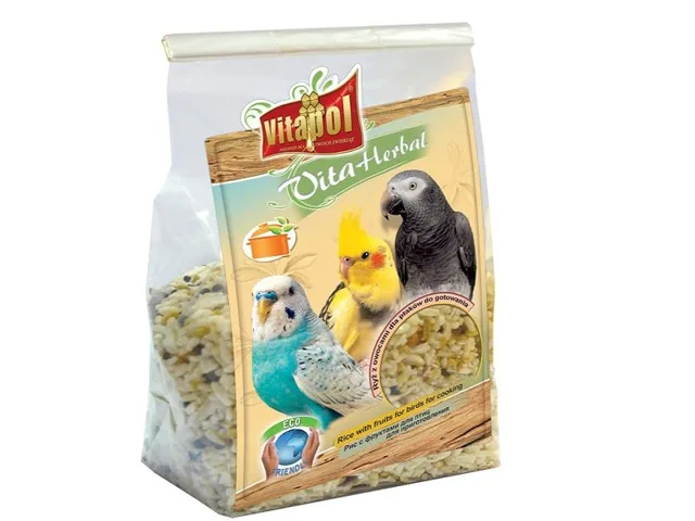 VITAPOL rýže s ovocem na vaření pro ptáky 130 g