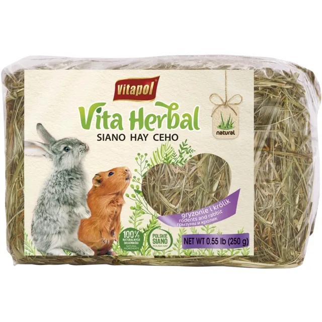 VITAPOL Seno pro hlodavce 250 g