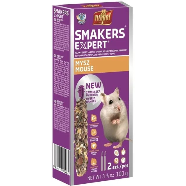 VITAPOL Smakers Expert tyčinky pro myši 2ks