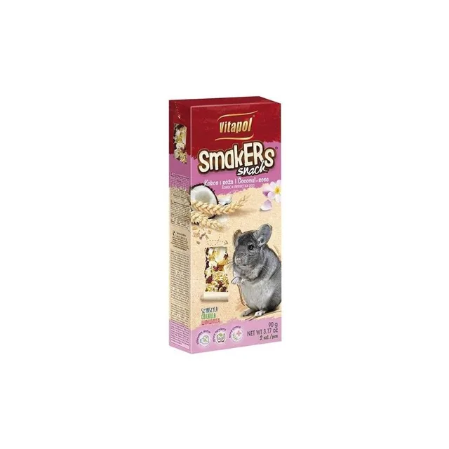 VITAPOL Smakers pro činčily kokos-růže 90g