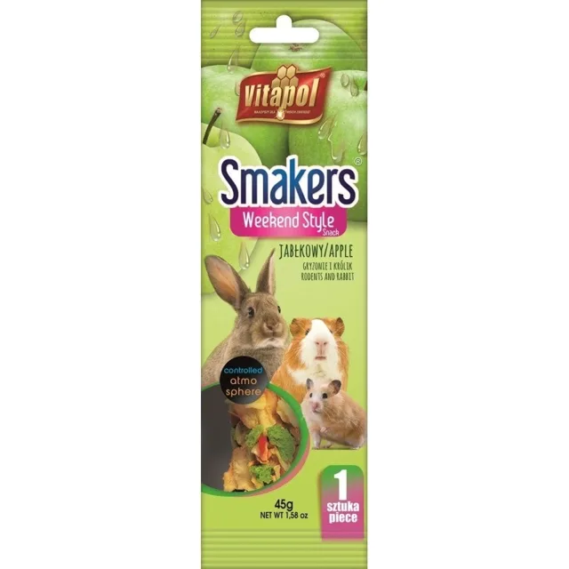 VITAPOL Smakers pro hlodavce jablečné (weekend style) 1 ks