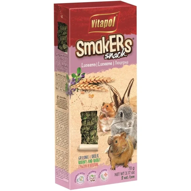 VITAPOL Smakers pro hlodavce-s votěškou 2 ks