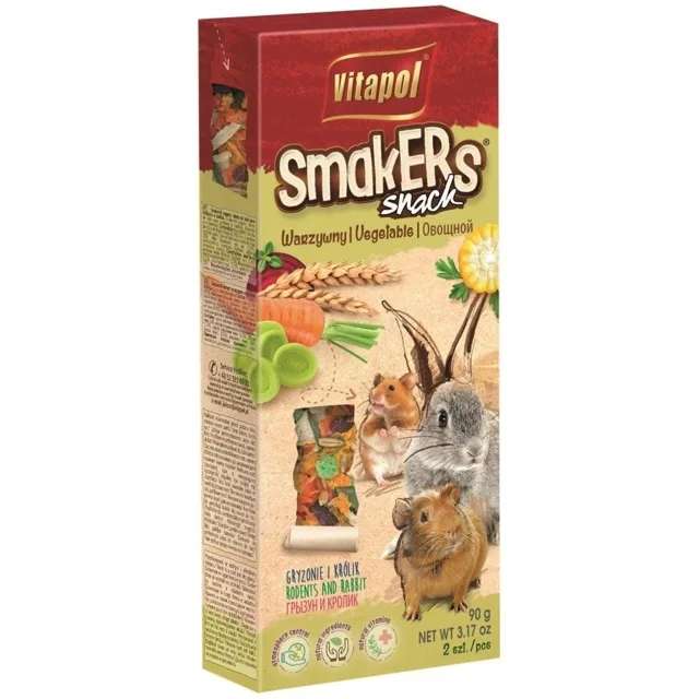 VITAPOL Smakers pro hlodavce-zeleninové
