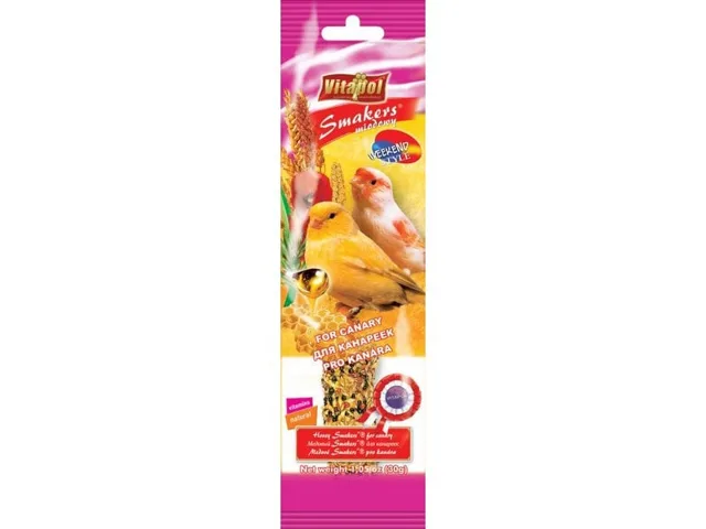 VITAPOL ﻿﻿Smakers pro kanárka - medové 45 g