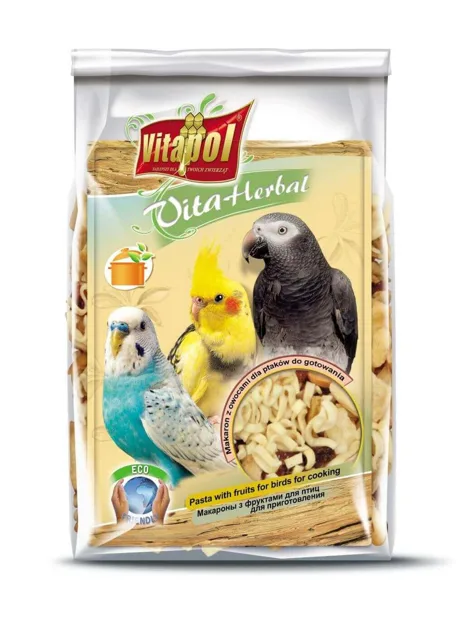 VITAPOL Těstoviny s ovocem pro ptáky 130g